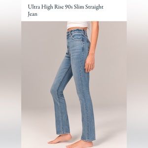 Abercrombie 90s slim straight jean